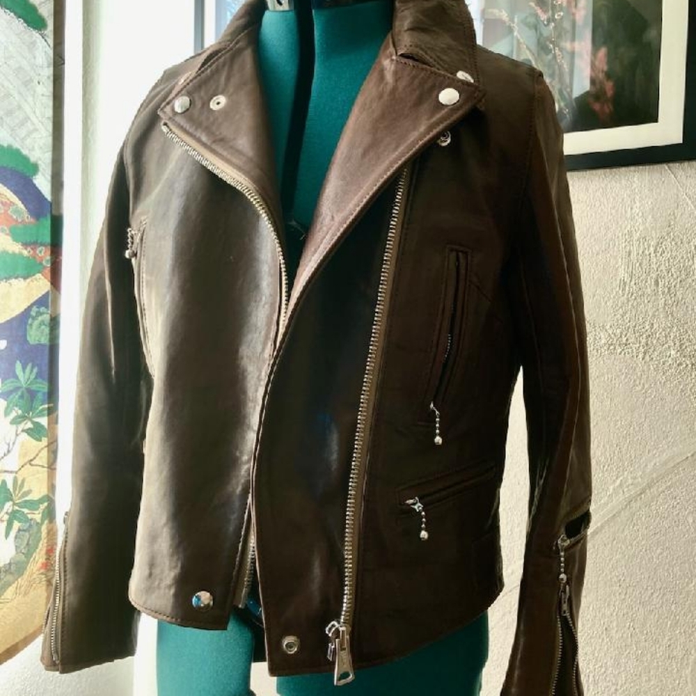 Lewis Leathers Aviakit Women's Brown Leather Jacket (36, UK - equiv. to US 6)